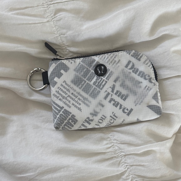 lululemon athletica Black and White Mini Pouch - Picture 1 of 1